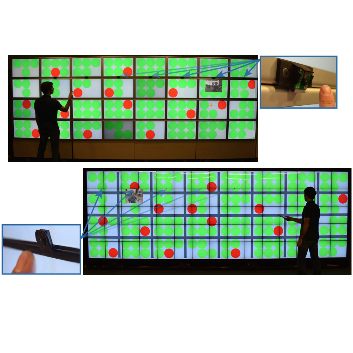 Remote Collaboration Across Wall-Sized Displays