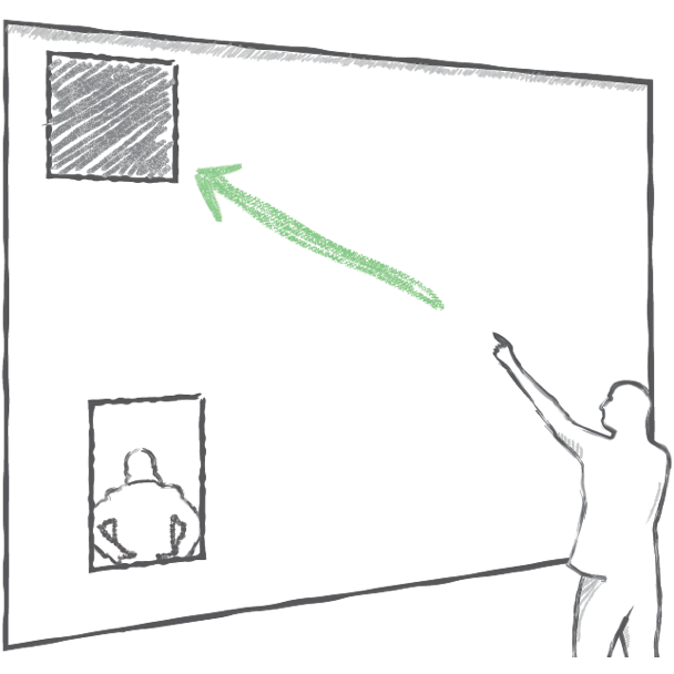 Accuracy of Deictic Gestures to Support Telepresence on Wall-sized Displays